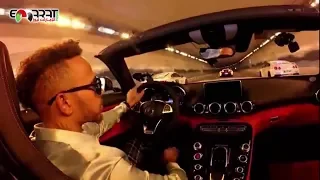 Lewis Hamilton - in a challenge  with Top Police Cars in Dubai 2018