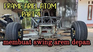 cara membuat swing Arem suspensi depan gokart // membuat frame ariel Atom part 4