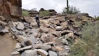 "The Waterfall" on the National Trail, Phoenix, AZ MTB