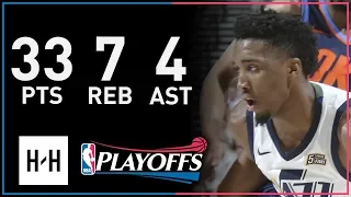 Donovan Mitchell Full Game 4 Highlights Thunder vs Jazz 2018 NBA Playoffs - 33 Pts, 7 Reb, 4 Ast!