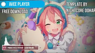 Avee Player Template : Creator by Nightcore Dohar | Free Download