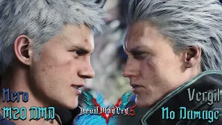 Devil May Cry 5 - Nero Vs Vergil - M20 DMD No Damage - The Final Showdown (4K 60fps)