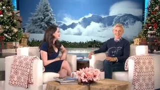 Kat Dennings and Ellen Play Last Word