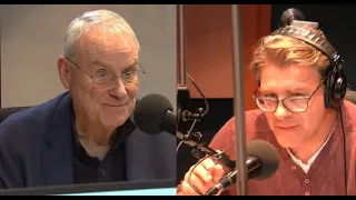 Former NHL goalie and politician Ken Dryden in studio