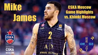 Mike James CSKA Moscow 28 PTS 5 AST 3 REBS vs Khimki | Euroleague