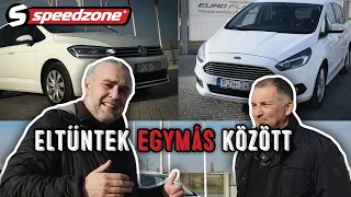 Speedzone használtteszt: Ford S-MAX (2018), Volkswagen Touran (2018): Eltűntek egymás között