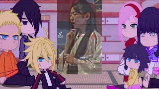 Boruto adultos react to sarada as yumeko y akame //🇪🇸