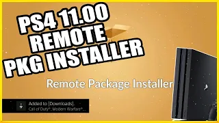 PS4 11.00 REMOTE PACKAGE INSTALLER (INSTALL GAMES, UPDATES & APPS REMOTLY)