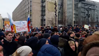 Митинг за бойкот выборов. 28 января 2018