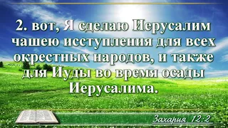 ВидеоБиблия Книга пророка Захарии глава 12 Бондаренко