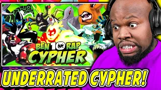 UNDERRATED RAP CYPHER! | BEN 10 RAP CYPHER [REACTION]