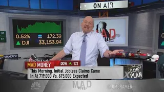 Jim Cramer on why bad economic news means good news for stocks right now