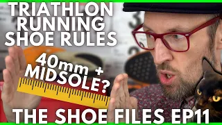 WHY ARE THERE NO TRIATHLON RUNNING SHOE RULES? | 40mm + Midsole Stack | ON RUNNING | EDDBUD