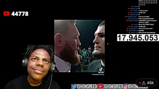 Ishowspeed reacts to Khabib vs McGregor for the first time