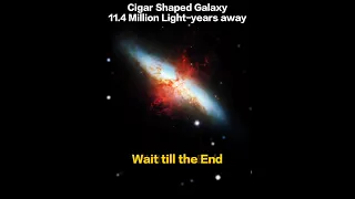 Supernova Light Echo in Cigar Galaxy - M82 #shortsfeed #space #astronomy