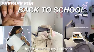 prepare for back to school with me📓🖇️: supplies haul, glowing up etc.| Gabbi Tomlinson