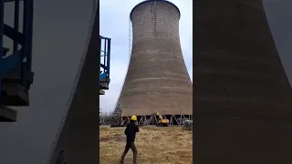 Cooling tower demolition