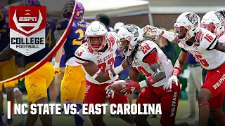 NC State HOLDS ON to the win in a thriller vs. East Carolina | Full Game Highlights