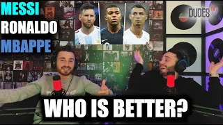 MESSI, RONALDO, MBAPPE AT AGE OF 19 - WHO IS BETTER??? | GODS OF FOOTBALL! | FIRST TIME REACTION