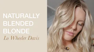 Naturally Blended Blonde Hair | Multi Lightener Balayage With Kenra Color | Lo Wheeler Davis