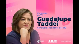 Lineamientos para actos de partidos buscan cuidar la equidad: Guadalupe Taddei con Vicente Serrano