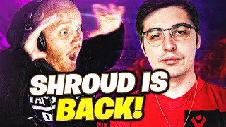TIMTHETATMAN REACTS TO SHROUD'S FIRST GAME BACK ON CS:GO!
