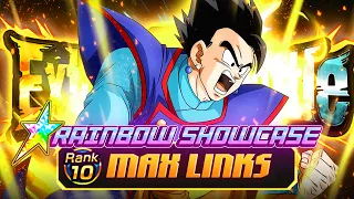 THE HONORED ONE! BEST EZA TUR! EZA TEQ ULTIMATE GOHAN MAX LINKS RAINBOW SHOWCASE [Dokkan Battle]