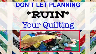 😭 ❓IS PLANNING RUINING YOUR QUILTING❓ 😭 | FAST QUILT | Use Scraps & Strips | Beginner Quilt Tutorial