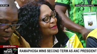 Ramaphosa wins second term as ANC President