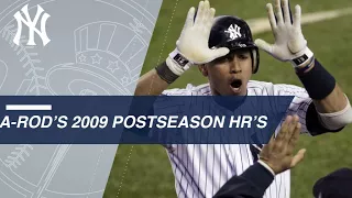 A-Rod's 2009 postseason HR's