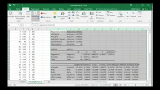 Stepwise Multiple Regression Excel