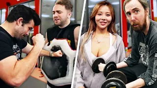 I Invited the BIGGEST Streamers to My Gym!