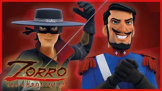 Zorro contre le capitaine Monasterio | Compilation d'épisodes | ZORRO, Le héros masqué