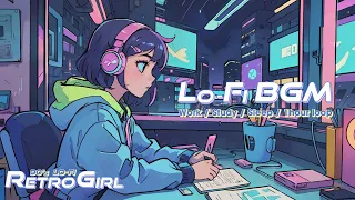 Lofi Jazzy Hip-hop with pencil noise -  1 hour loop mix BGM