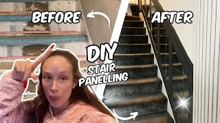 Transforming Stairs: Unique DIY Panelling Ideas