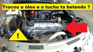 Troquei o óleo e o motor começou a fazer barulho