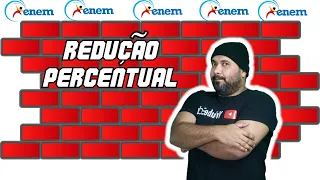 Como calcular a porcentagem de uma redução? ∫ f( Prof. Telmo )dλ