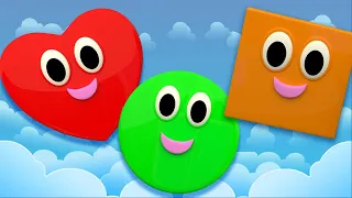 Shapes Song | Nursery Rhymes |  Nursery Rhymes With Lyrics