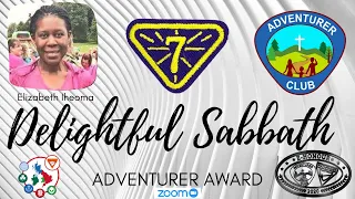 Delightful Sabbath Adventurer Award