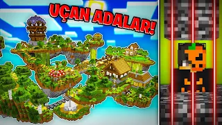 Arkadaşlarım beni UÇAN ADALARA Hapsetti, O yüzden Bende İnanılmaz bir intikam aldım - Minecraft