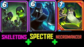 Castle crush - Epic Spectre and Skeletons And Legendary Necromancer Strategy - Castle crush Gameplay