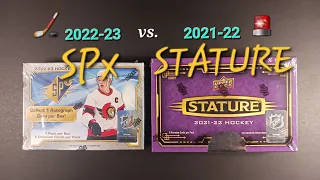 1 of 1 HIT! 🚨 2022-23 SPx Hockey & 2021-22 Upper Deck STATURE Box/Pack Break 🏒 🥅 #hockeycards #nhl