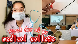 my first day at MEDICAL COLLEGE! *real*
