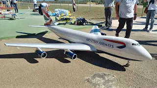 GIANT RC JET BOEING 747, step by step assembly, electronic control and flight test, LARGE SCALE