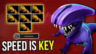 SPEED IS THE KEY! - 7x Monkey King Bar Faceless Void Max Speed 7.13 Dota 2 | Upside Down 106