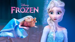 Queen Elsa vs Princess Peach for the flower of fire | The Super Mario Bros [Frozen Fanmade Scene]