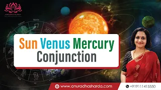 Sun Venus Mercury Conjunction | Sun Mercury Venus conjunction in Astrology |Conjunction of 3 planets