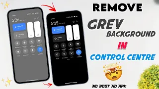Remove Grey Background From Miui 14 Control Centre No Root & No Apk | Blur Enable In Control Centre