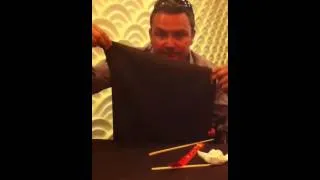 Magic napkin trick