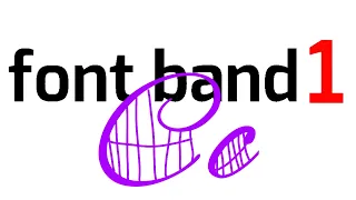 font band 1